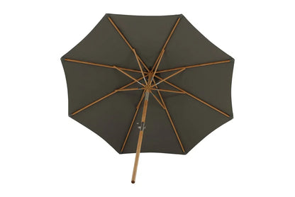 Garten Sonnenschirm Boho – Ø270 cm in wahlweise Schwarz oder Grau