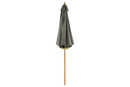 Garten Sonnenschirm Boho – Ø270 cm in wahlweise Schwarz oder Grau