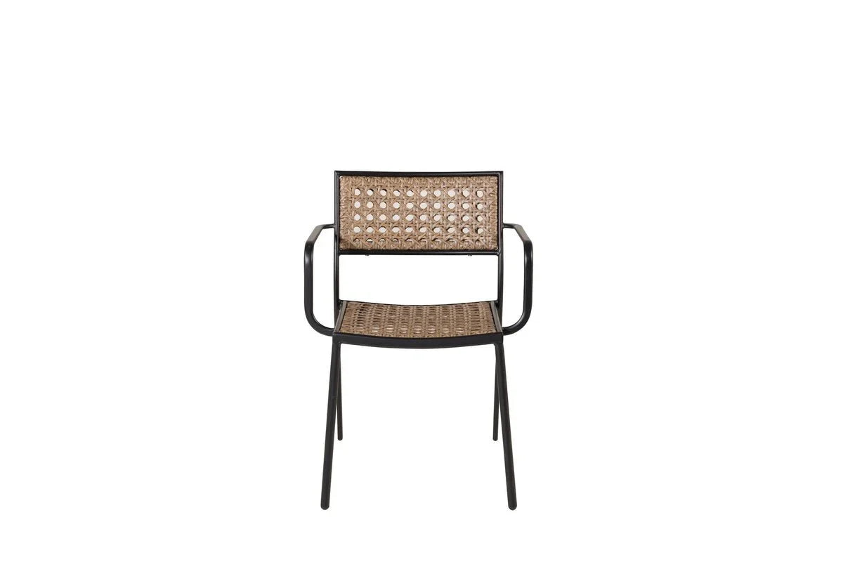 4er Set - Gartenstuhl Marave aus Rattan inkl. Kissen