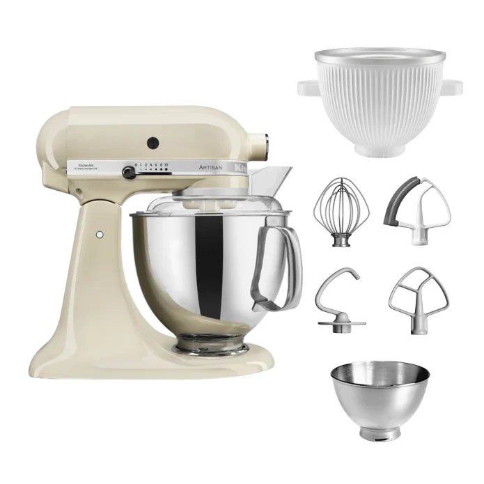 KitchenAid 4,8 L 5KSM175 Artisan Küchenmaschine Icelover mit Eiszubereiter