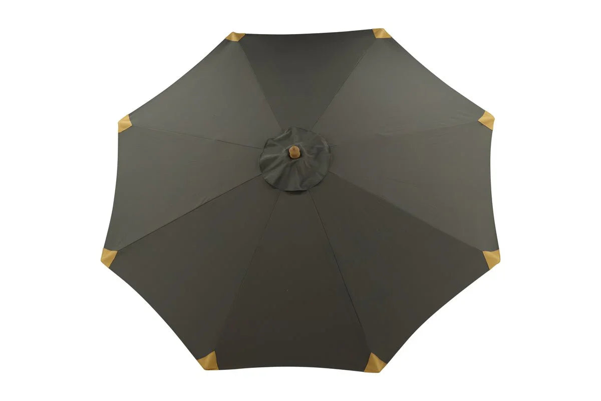 Garten Sonnenschirm Boho – Ø270 cm in wahlweise Schwarz oder Grau