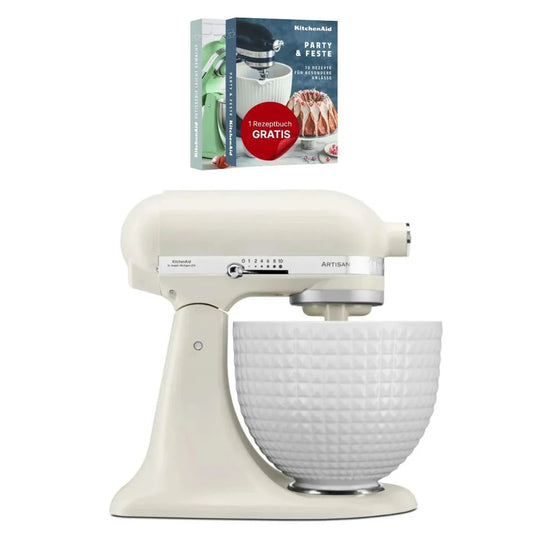 Monochrome Collection: KitchenAid Artisan 4,7 Liter Porcelain White KSM156 Küchenmaschine