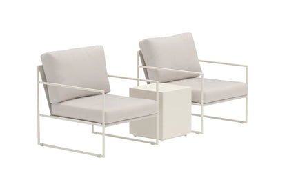 Garten Lounge Set Karino – 3 teiliges Set in Beige