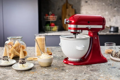 KitchenAid 4,8 L 5KSM175 Artisan Küchenmaschine Meatlover mit Ganzmetall- Fleischwolf und Spritzgebäckvorsatz