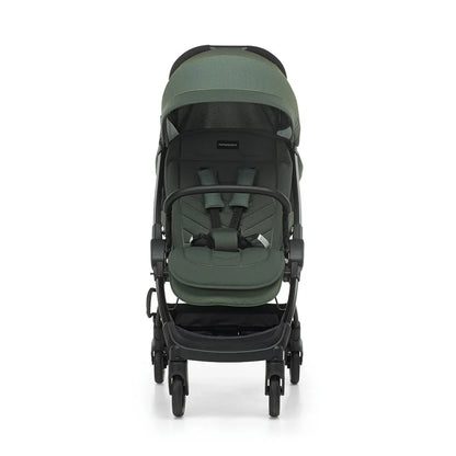 Foppapedretti Leichter Kinderwagen Ciao, für Kinder von 0-22 kg (0-4 Jahre), 1-Hand-Verschluss, Self-Standing, verstellbare Rückenlehne, gedämpfte Räder, Gepäckträger, Aluminiumrahmen, Wald