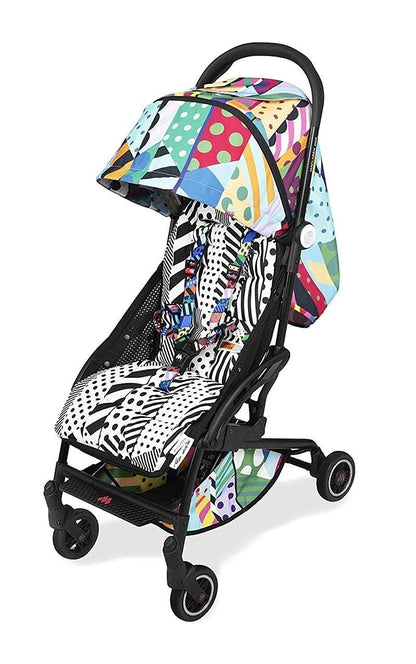 Maclaren Atom Jason Woodside kompakter, flach gefalteter, leichter Kinderwagen, Neugeborene bis 25 kg, ausziehbares wasserdichtes Verdeck UPF 50+, Liegesitz, Passend für Flugreisen, Mit Zubehör