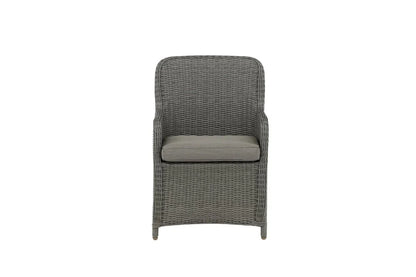 2er Set - Gartenstuhl London aus synthetischem Rattan