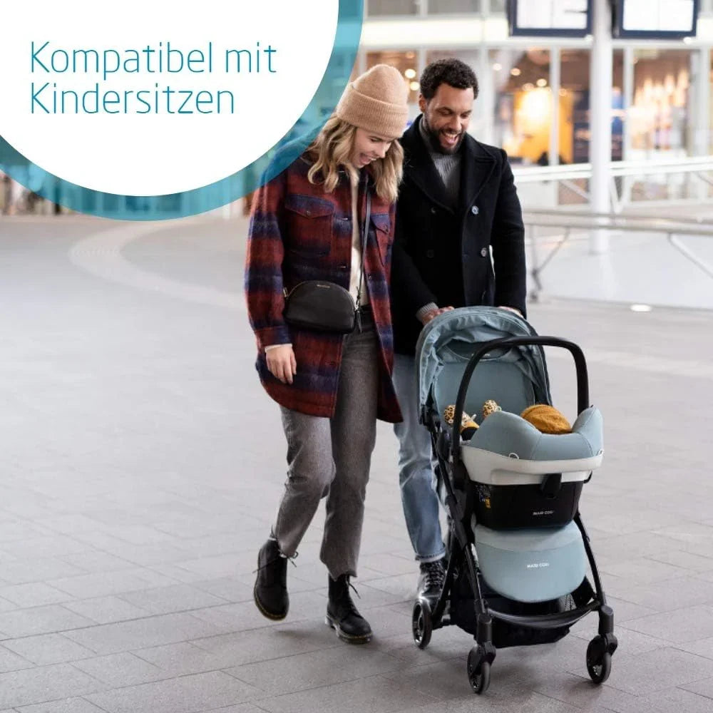 Maxi-Cosi Jaya Kinderwagen, super leichter, zusammenklappbarer Stadtbuggy, Kompakter Kinderbuggy mit automatischer Falt-Funktion, Essential Graphite