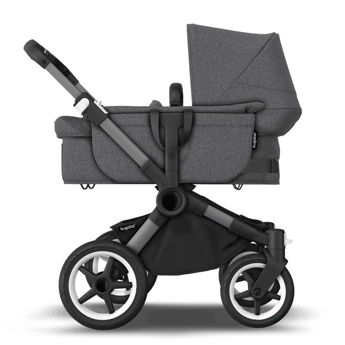 B-Ware Bugaboo Kinderwagen Mono Babywagen Donkey 5 Grey Melange Erweiterbar