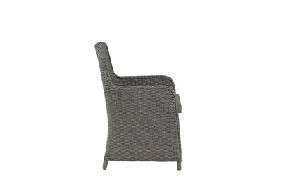 2er Set - Gartenstuhl London aus synthetischem Rattan