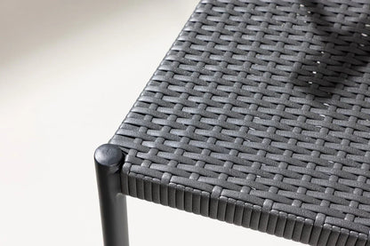6er Set - Gartenstuhl Tina aus Rattan/Aluminium