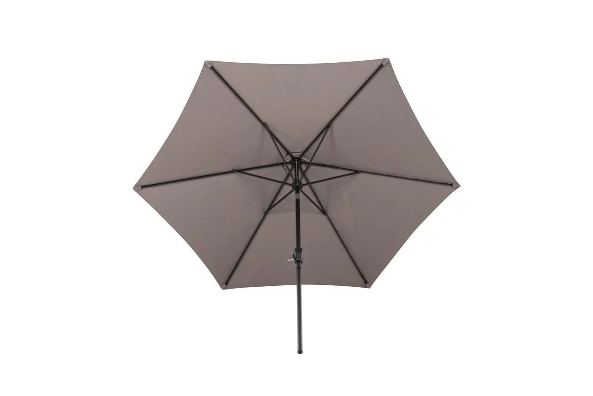 Sonnenschirm Imperia – Ø300 cm aus grauem Polyester
