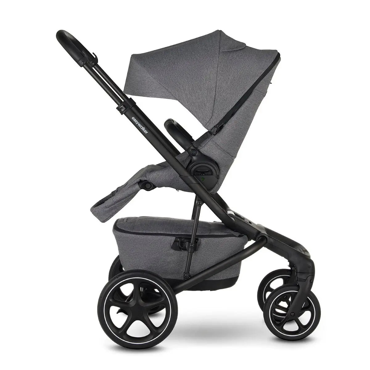 B-Ware Easywalker Kinderwagen Buggy Jimmey Iris Grey Kinderwagen Sitz Grau Einkaufskorb