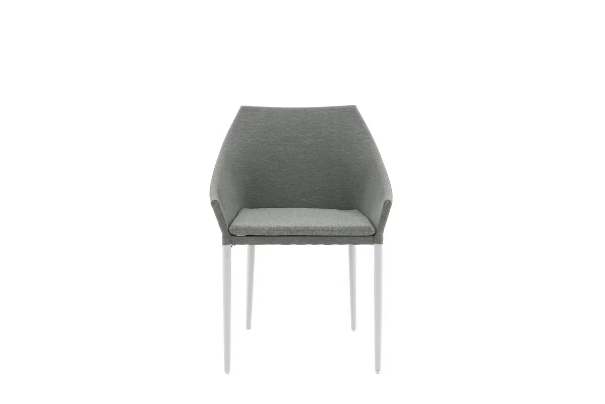 2er Set - Gartenstuhl Sophia aus Aluminium/Polyester