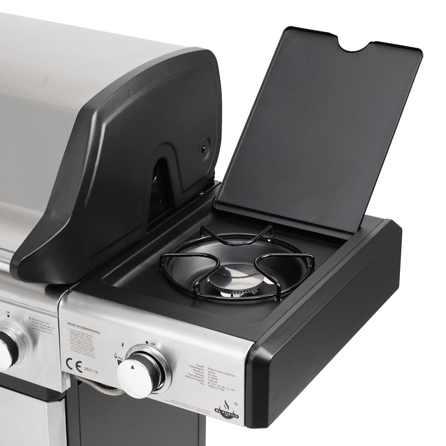 El Fuego Deluxe Edelstahl-Gasgrill