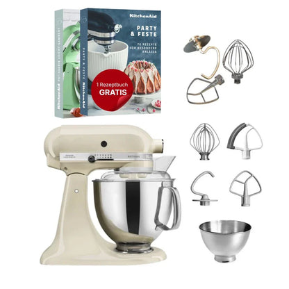 KitchenAid 4,8 L 5KSM175 Artisan Küchenmaschine Tschimmlover mit Tschimmhook Rührelementen