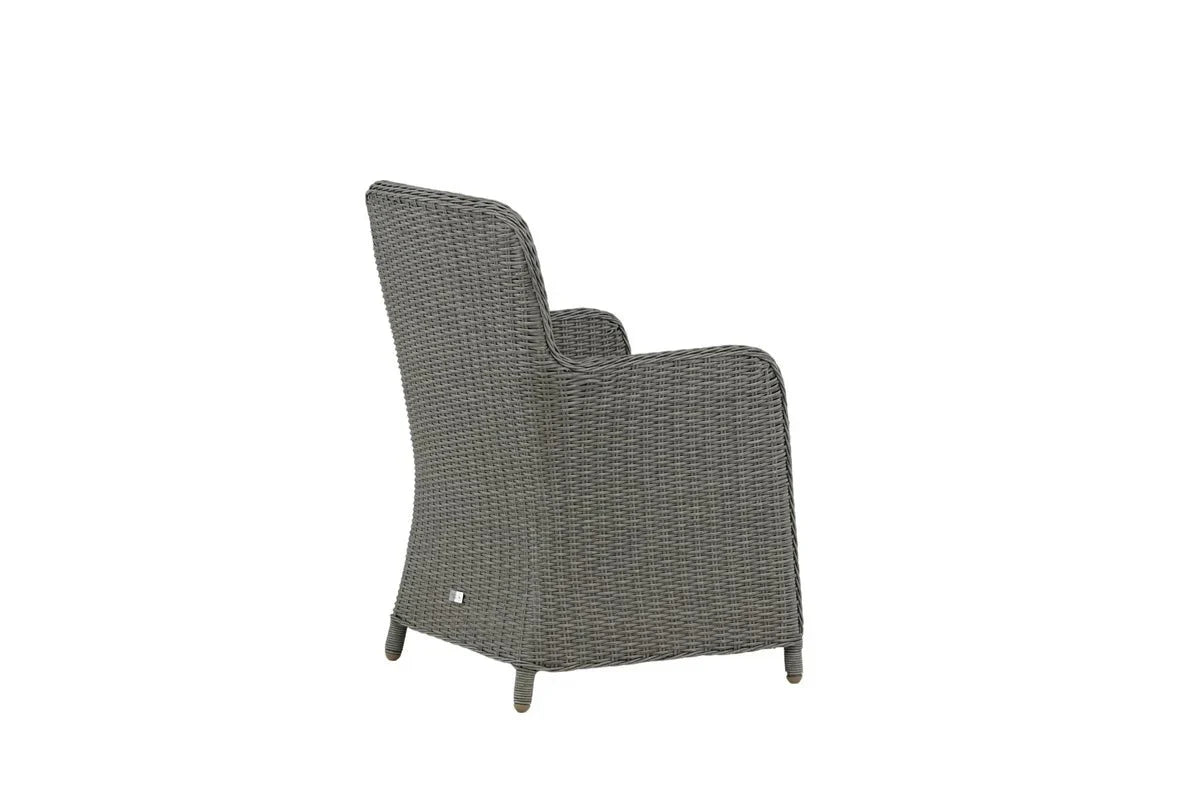 2er Set - Gartenstuhl London aus synthetischem Rattan