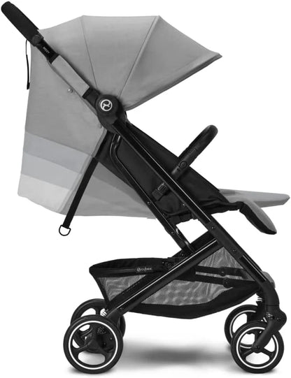CYBEX Gold Beezy Kinderwagen mit Ein-Zug-Gurtsystem, von Geburt an bis ca. 4 Jahre (max. 22 kg), kompakt und ergonomisch, Lavagrau (Grau)