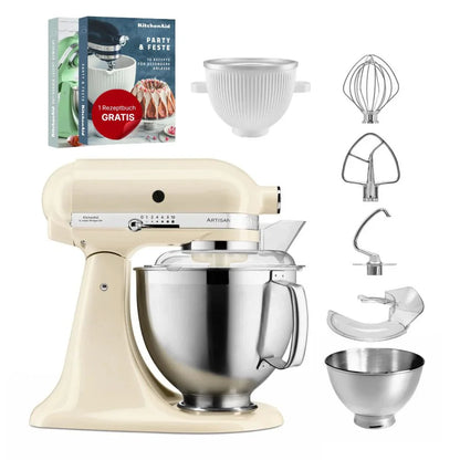 KitchenAid 4,8 L 5KSM185 Artisan Küchenmaschine Icelover Eiszubereiter 5KSMICM