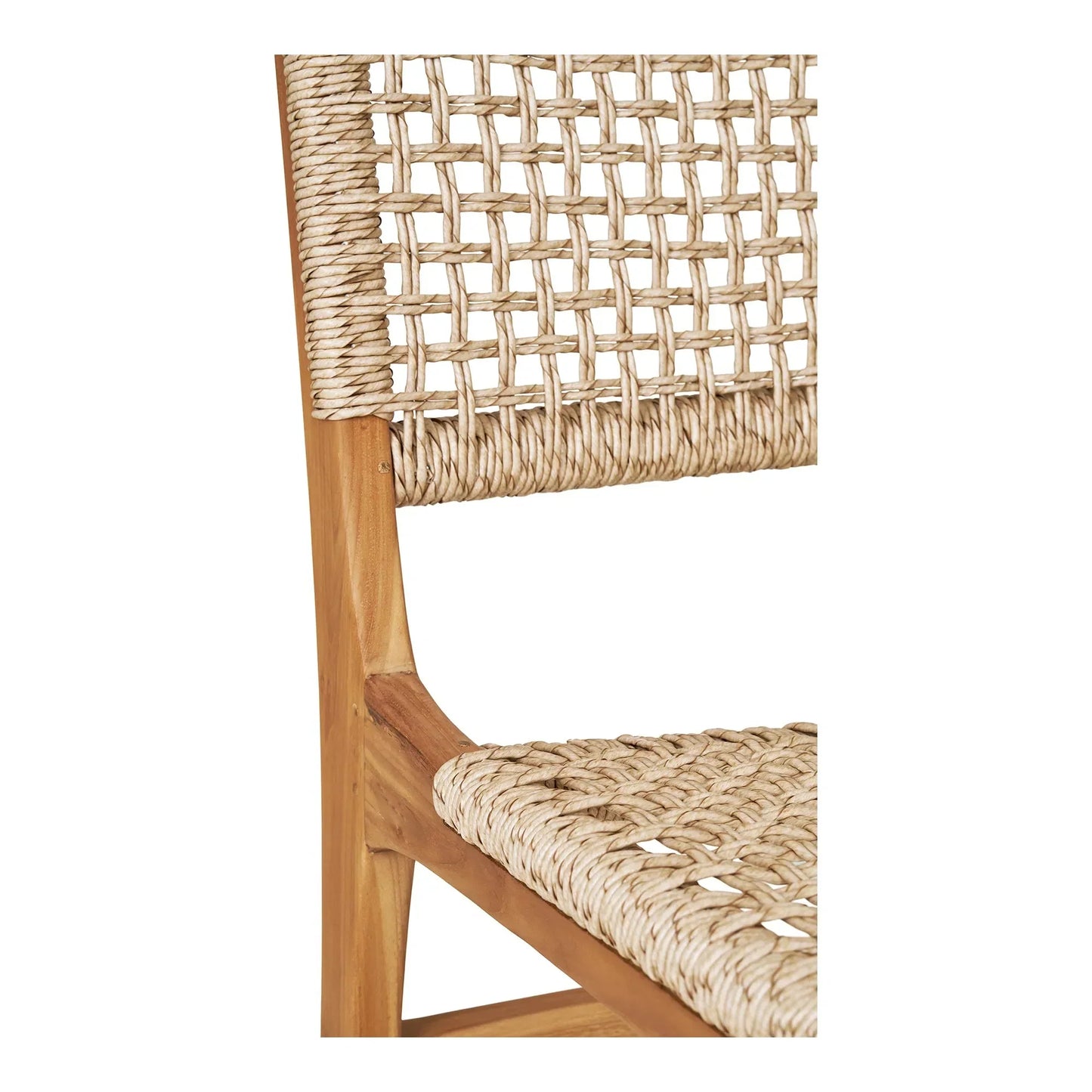 2er Set - Gartenstuhl Capri ohne Armlehne aus Teakholz