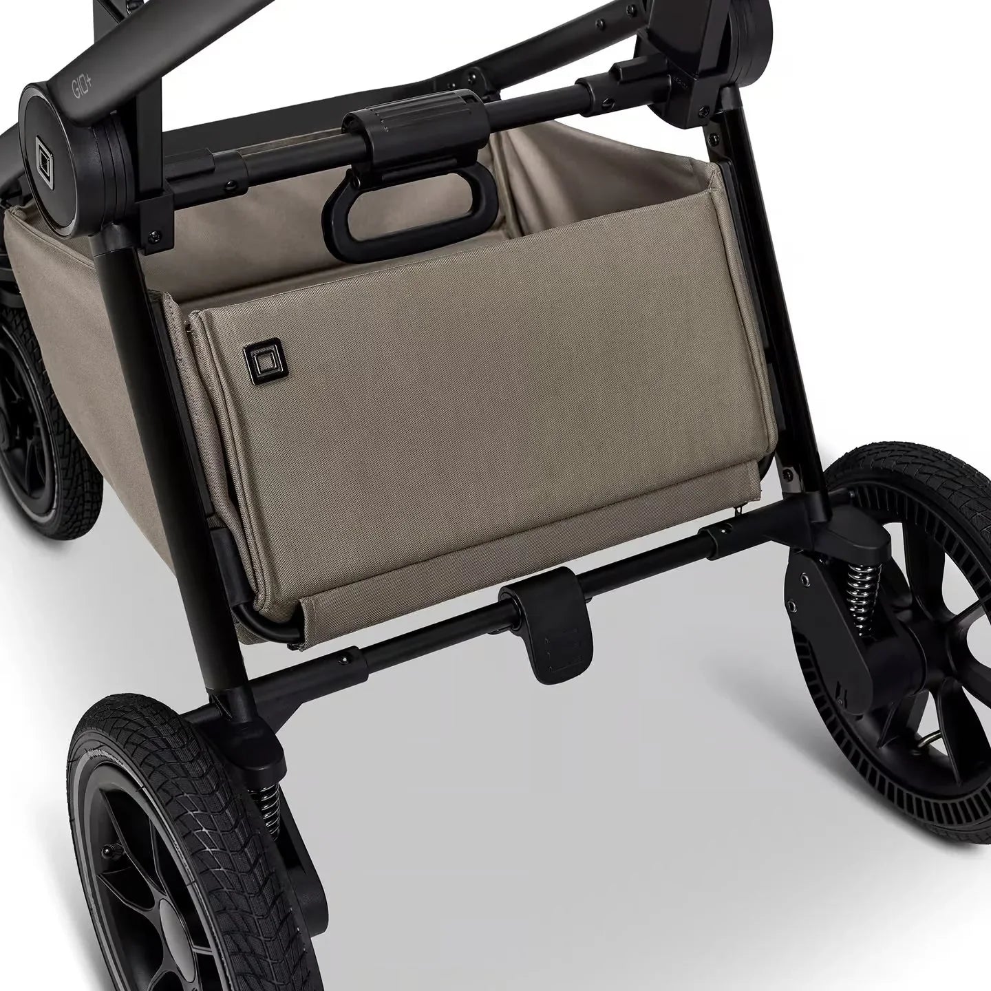 Green Moon kids Gio Edition Plus 722 mud 25 Kinderwagen Fachhandelsartikel mud/chrome