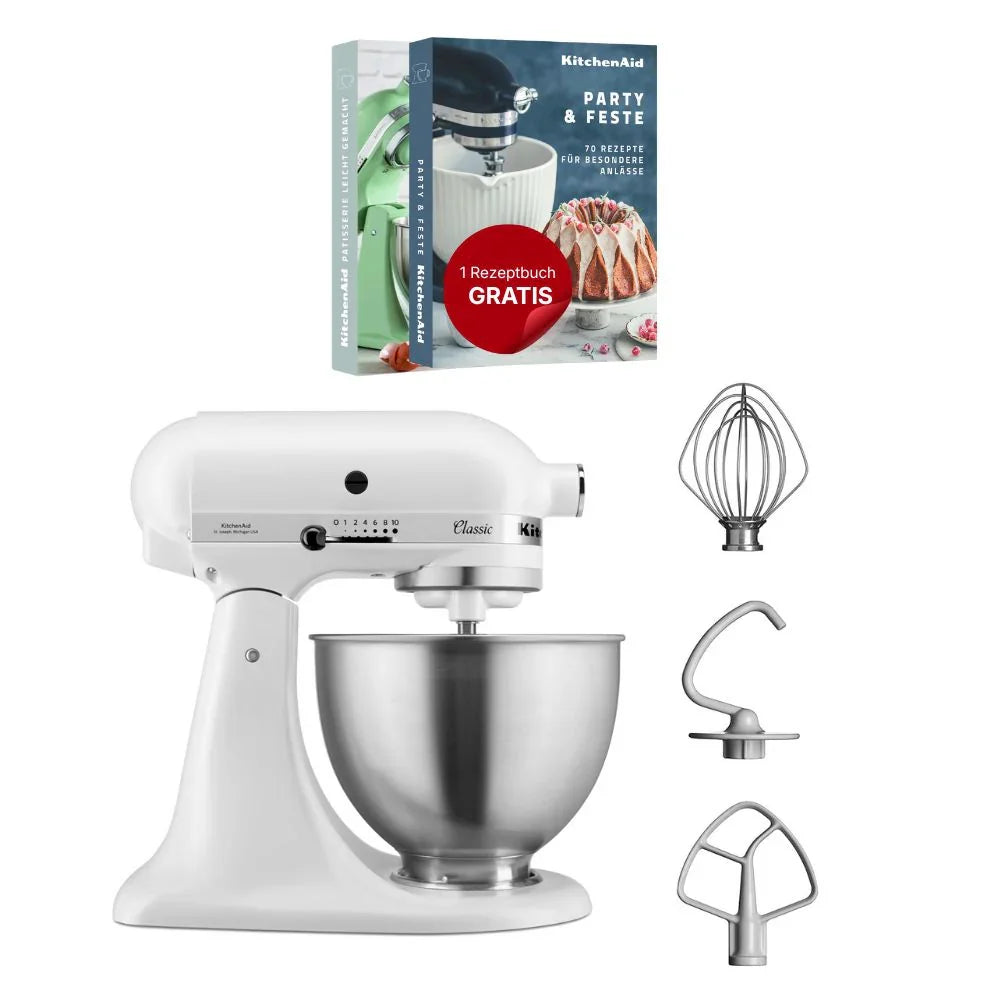 KitchenAid 4,3 L 5K45SS Classic Küchenmaschine