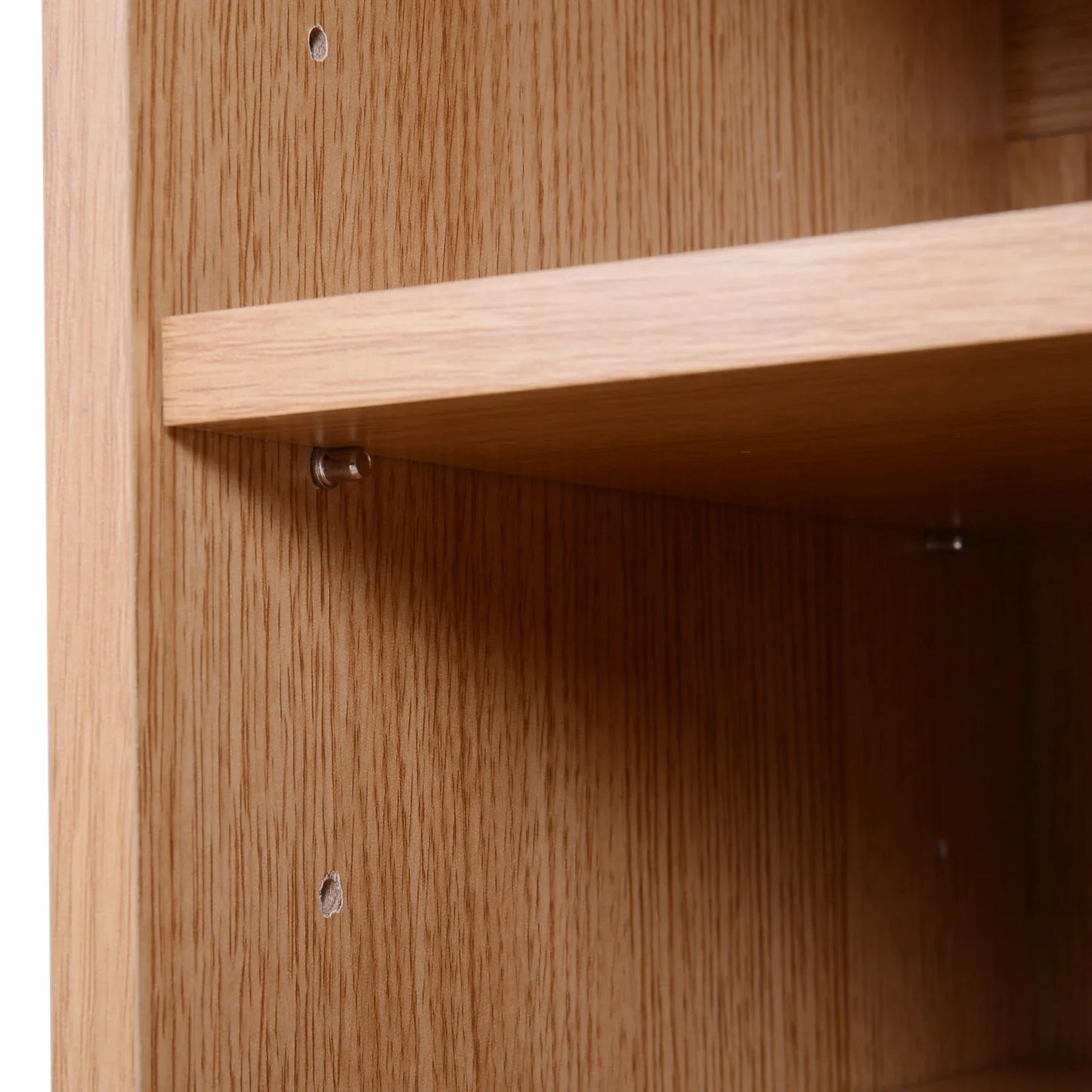 HOMCOM Konsolenschrank Niedriger Schrank Multifunktionaler Stauraumorganisator für Küche, Esszimmer, Wohnzimmer, Badezimmer mit Türen und verstellbaren Regalen 80x32x91 cm