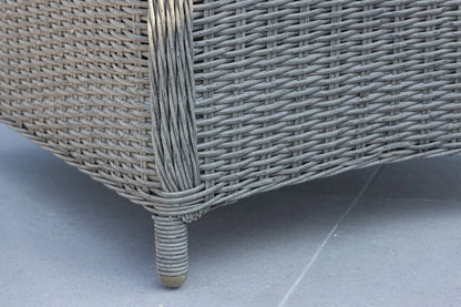 2er Set - Gartenstuhl London aus synthetischem Rattan