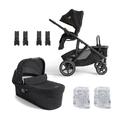 B-Ware Joie Kinderwagen Kombi Sportwagen Versiti Synonym Eclipse Schwarz