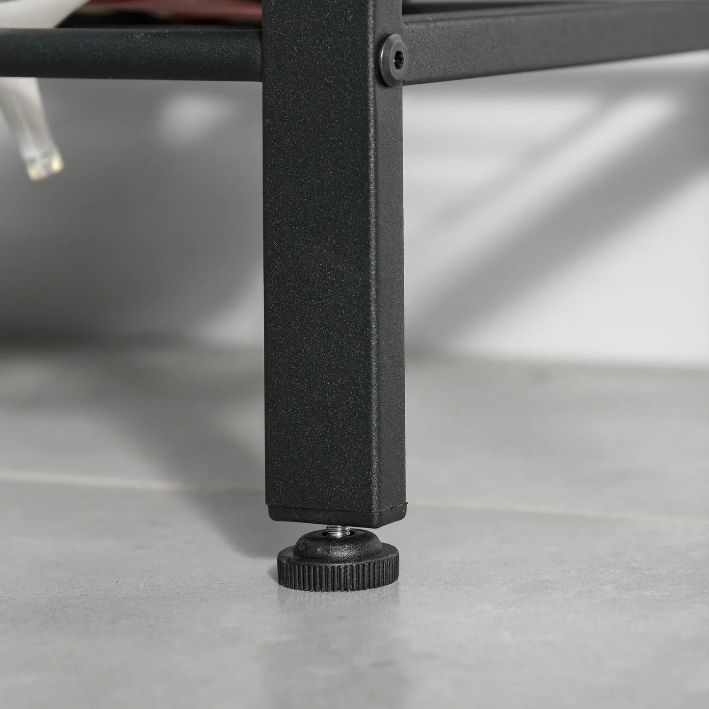 HOMCOM Kleiderständer Schuhregal mit 8 Haken und 2 Ablagen MDF Schwarz 72,8 x 34 x 182 cm