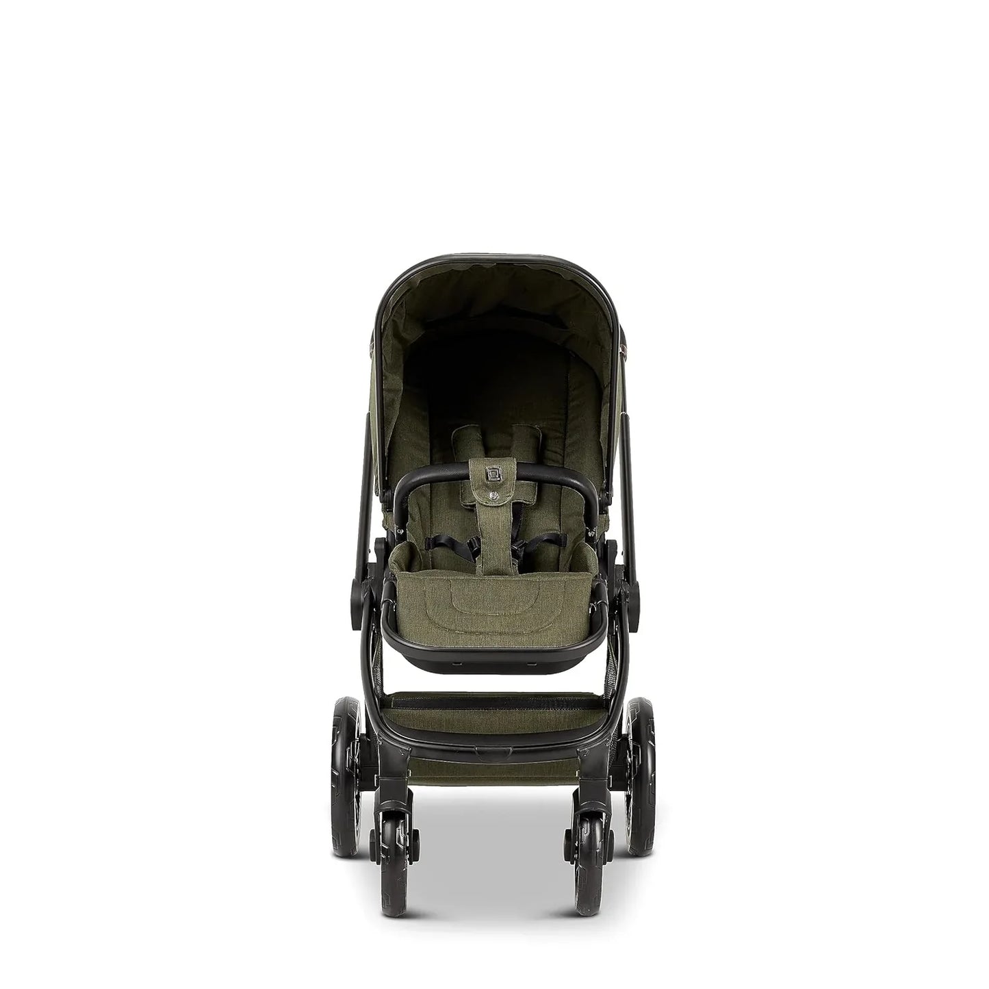 MOON Buggy SPORT, Moss Green/Melange, Sportwagen-Buggy mit Liegefunktion, bis 22kg, UV-Schutz 50+, zusammenklappbar, großer Korb, Kollektion 2024
