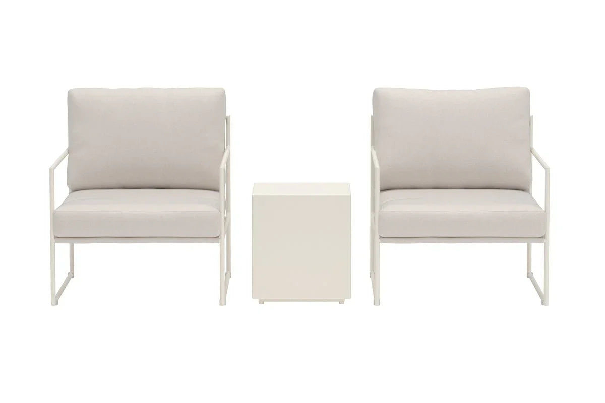 Garten Lounge Set Karino – 3 teiliges Set in Beige