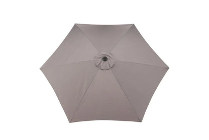 Sonnenschirm Imperia – Ø300 cm aus grauem Polyester