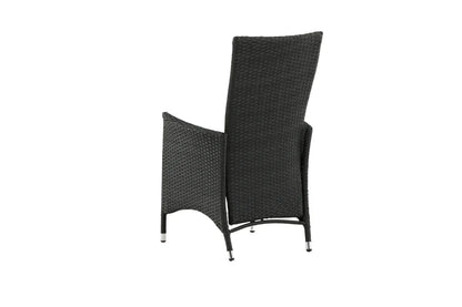 2er Set - Venezia Gartenstuhl in Rattanoptik in Schwarz, Weiß oder Naturoptik