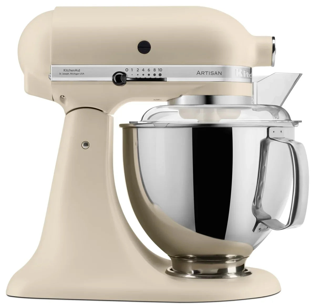 KitchenAid 4,8 L 5KSM175 Artisan Küchenmaschine Allrounderset mit Gemüseschneider+Fleischwolf+Spritzgebäckvorsatz