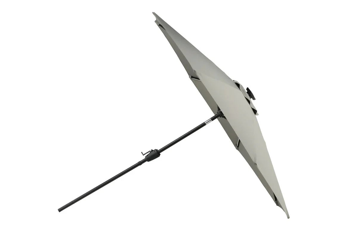 Sonnenschirm Lightning – Ø270 cm in wahlweise Schwarz oder Grau