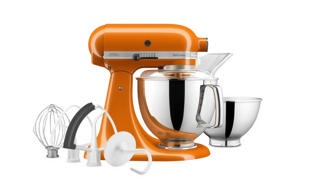 KitchenAid 4,8 L 5KSM175 Artisan Küchenmaschine Beginnerset mit Gemüseschneider