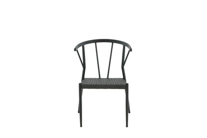 6er Set - Gartenstuhl Tina aus Rattan/Aluminium