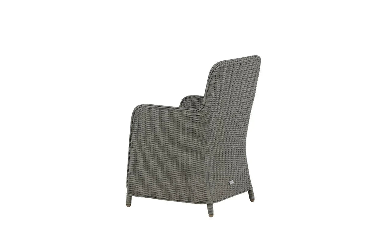 2er Set - Gartenstuhl London aus synthetischem Rattan