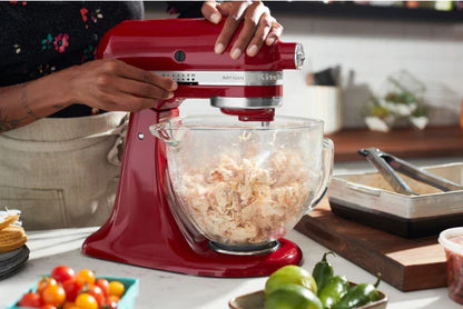 KitchenAid 4,8 L 5KSM185 Artisan Küchenmaschine Breadlover Messerschmidt Getreidemühlenvorsatz, Brotbackschüssel