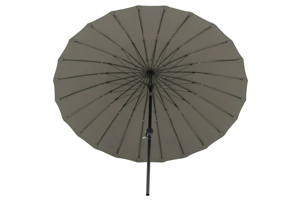Garten Sonnenschirm Palma – Ø270 cm verfügbar in Weiß, Schwarz, Grau und Blau