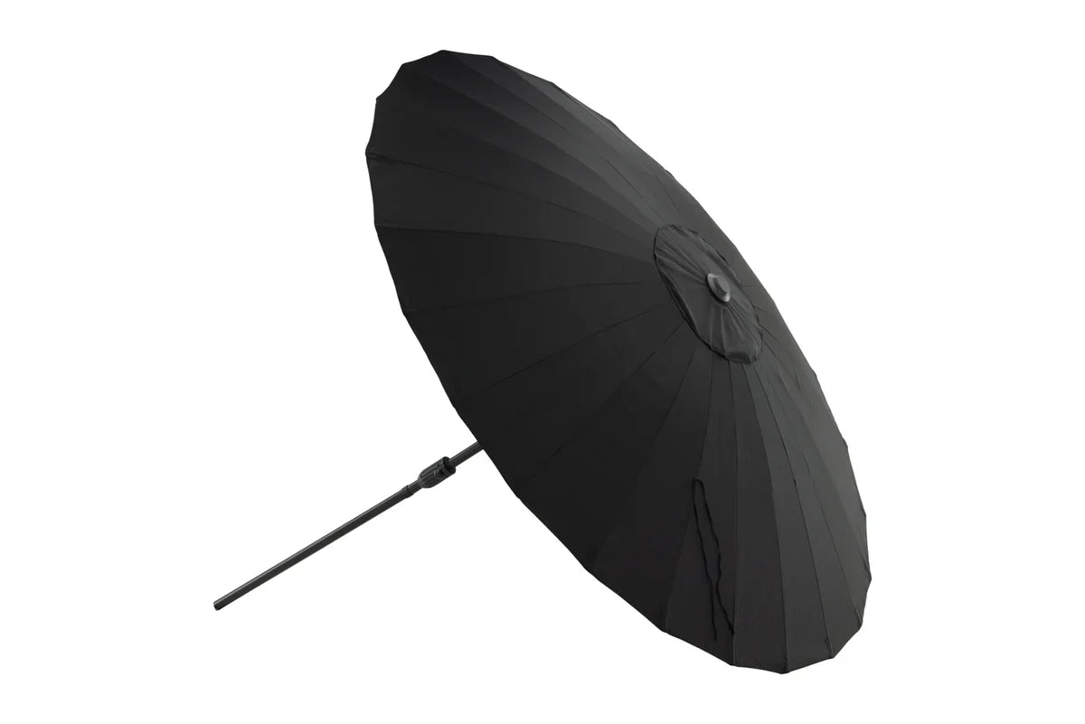 Garten Sonnenschirm Palma – Ø270 cm verfügbar in Weiß, Schwarz, Grau und Blau