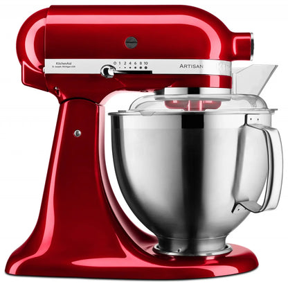 KitchenAid 4,8 L 5KSM185 Artisan Küchenmaschine Flexiset Artisan + Flexirührer