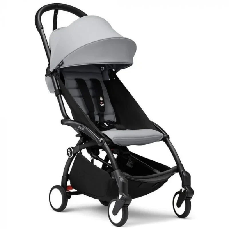 Stokke Buggy YOYO3 Black Frame + Stokke 2 (Babyzen) 6+ Textile Set