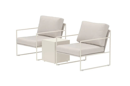 Garten Lounge Set Karino – 3 teiliges Set in Beige