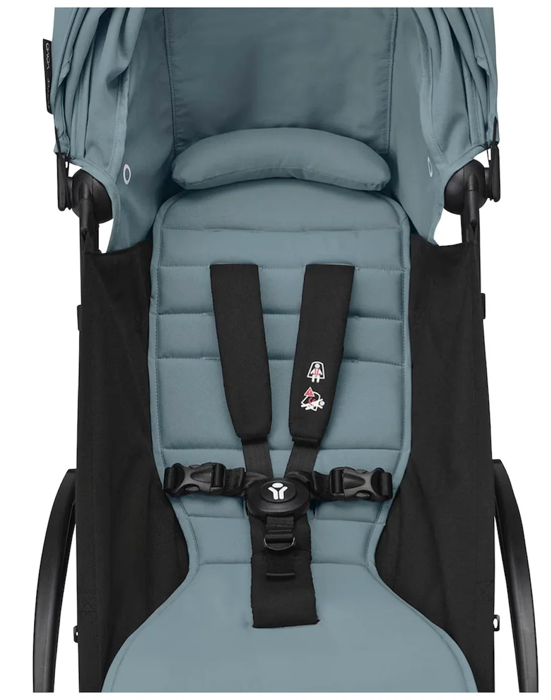 Stokke Buggy YOYO3 Black Frame + Stokke 2 (Babyzen) 6+ Textile Set