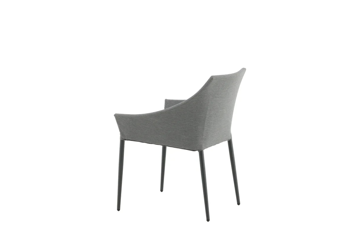 2er Set - Gartenstuhl Sophia aus Aluminium/Polyester