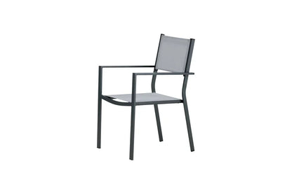 2er Set - Gartenstuhl Karibik aus Aluminium/Textilene