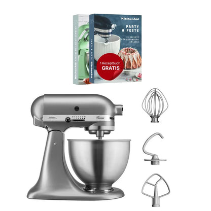 KitchenAid 4,3 L 5K45SS Classic Küchenmaschine