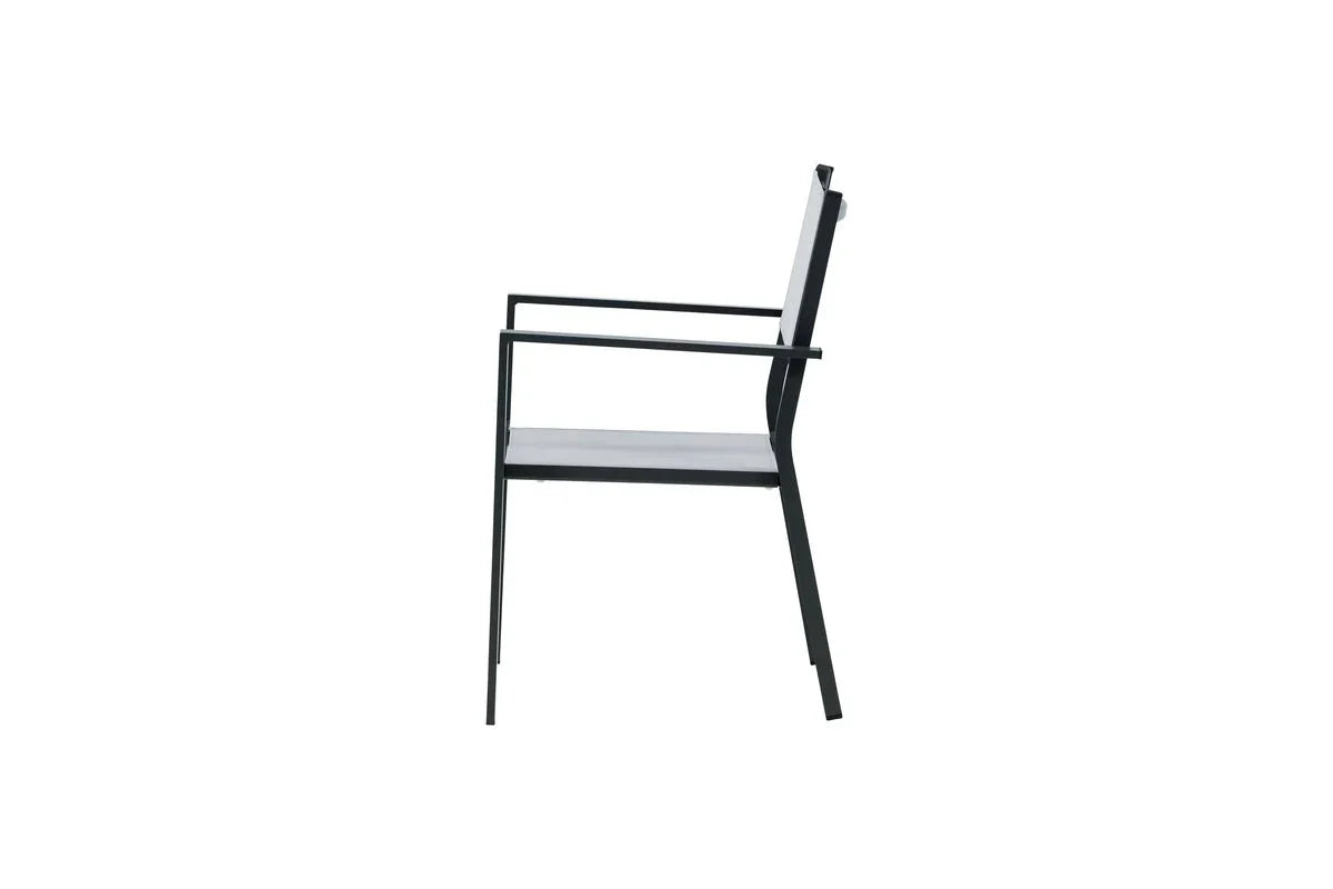 2er Set - Gartenstuhl Karibik aus Aluminium/Textilene